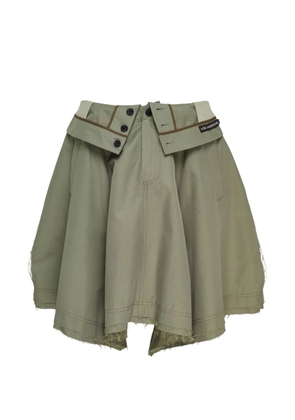Andersson Bell Upside-Down asymmetric skirt - Green