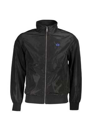 La Martina logo-embroidered bomber jacket - Black