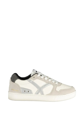 Gast panelled perforated sneakers - White