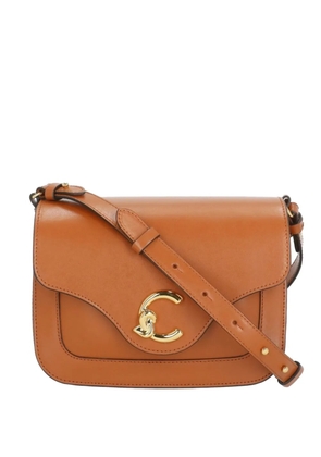 Coccinelle small C-Me leather shoulder bag - Brown
