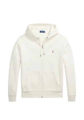 Polo Ralph Lauren logo-embroidered hoodie - White