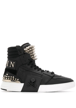 Philipp Plein Phantom Kicks stud-embellished sneakers - Black