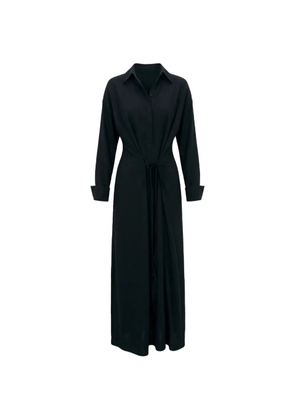 Sportmax tie-front shirt dress - Black