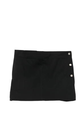 Juun.J buttoned panelled skort - Black