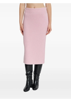 Givenchy ribbed midi skirt - Pink