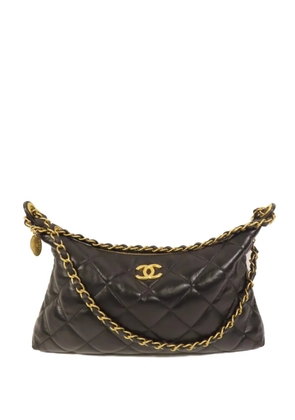 CHANEL Pre-Owned medium quilted CC shoulder bag - Black