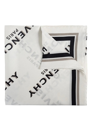 Givenchy silk scarf - White