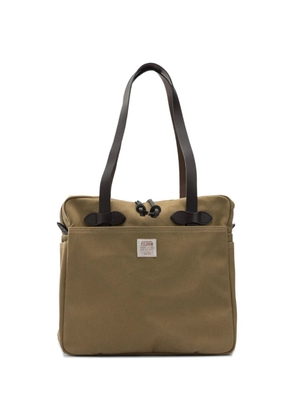 Filson logo-patch tote bag - Brown