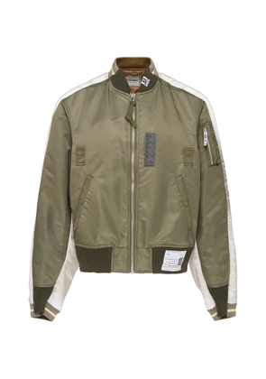 Maison MIHARA YASUHIRO MA-1 Sukajan zip-fastening jacket - Green