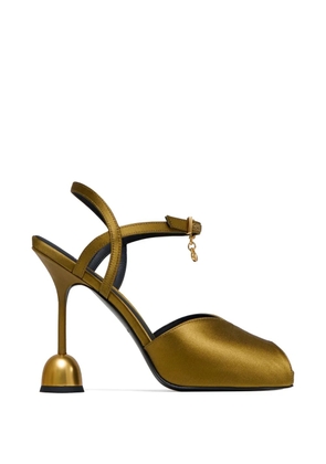 Vanda Novak Marilyn peep-toe sandals - Green