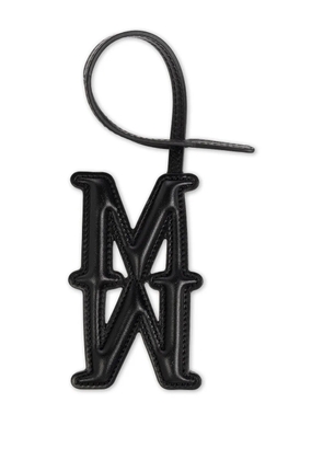 Max Mara logo bag charm - Black