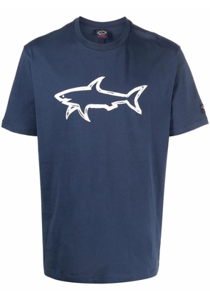 Paul & Shark logo-print T-shirt - Blue