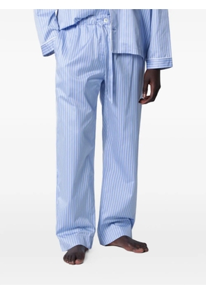 TEKLA striped pajamas trousers - Blue