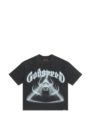 GODSPEED graphic-print cotton T-shirt - Black