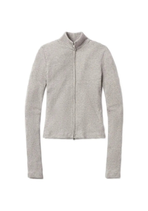 Citizens of Humanity ribbed-knit zip-up cardigan - Grey