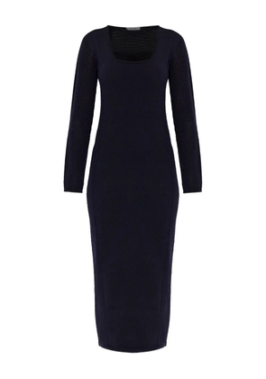 Max Mara Sophia square neck dress - Blue