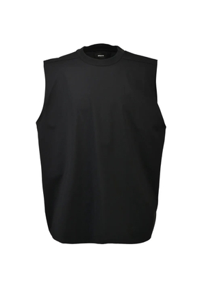 BREATH crew-neck sleeveless vest - Black
