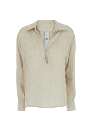 RAME frayed blouse - Neutrals