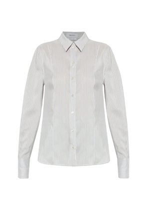 Alexander McQueen vertical-stripe shirt - White