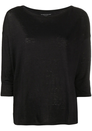 Majestic Filatures loose-fit T-shirt - Black