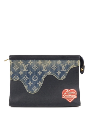 Louis Vuitton Pre-Owned Pochette Voyage monogram-pattern clutch bag - Blue