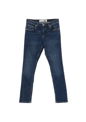 John Richmond logo-patch jeans - Blue