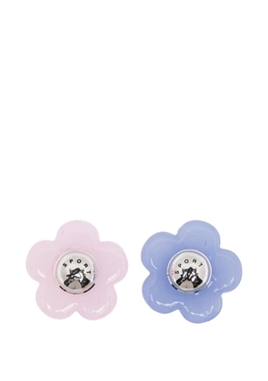 SPORT b. by agnès b. flower stud earrings - Silver