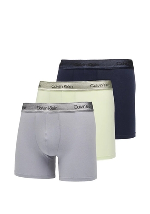 Calvin Klein logo-waistband boxers (set of three) - Grey
