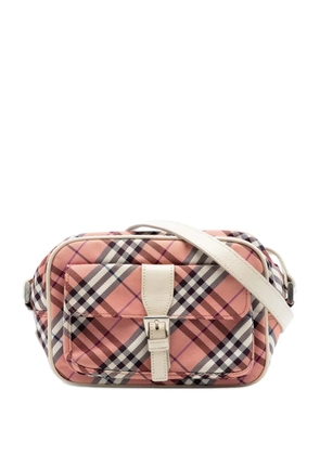 Burberry Pre-Owned 2000-2017 Nova Check Canvas crossbody bag - Red