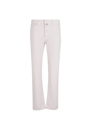 Jacob Cohën logo-patch jeans - Pink