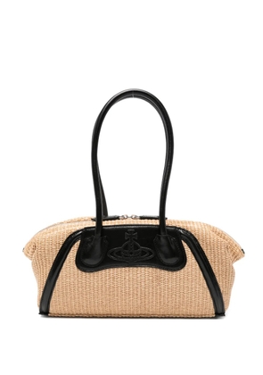 Vivienne Westwood Shirley Orb-plaque shoulder bag - Neutrals