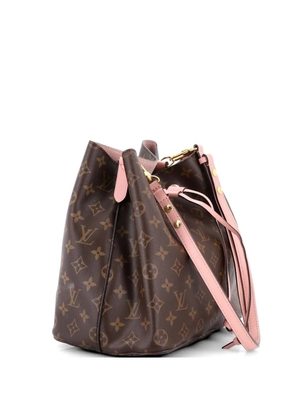 Louis Vuitton Pre-Owned NeoNoe Handbag Monogram Canvas with Leather MM bucket bag - Brown