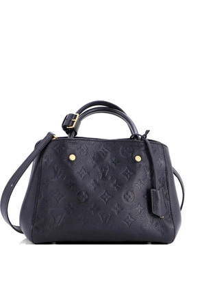 Louis Vuitton Pre-Owned Montaigne Handbag Monogram Empreinte Leather BB satchel - Black