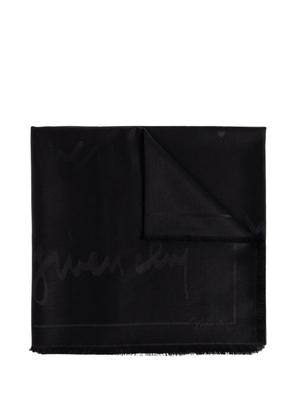 Givenchy fringed scarf - Black