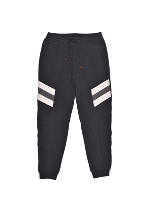 Brunello Cucinelli side-stripe track pants - Grey