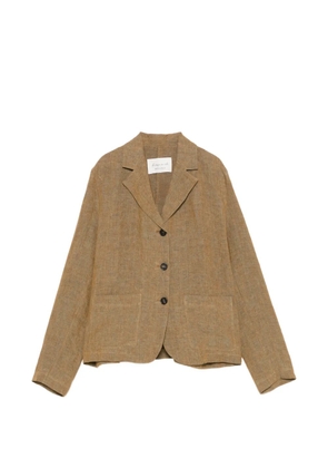 Phisique Du Role linen patch-pocket jacket - Green