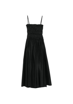 Liviana Conti ruched-bodice midi dress - Black