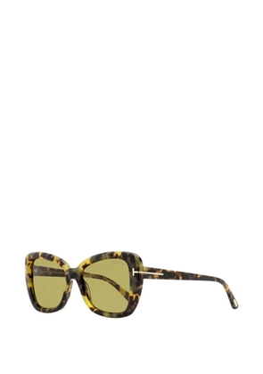 TOM FORD Eyewear Maeve butterfly-frame sunglasses - Brown