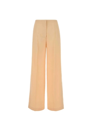 Alberta Ferretti pressed-crease wide-leg trousers - Pink