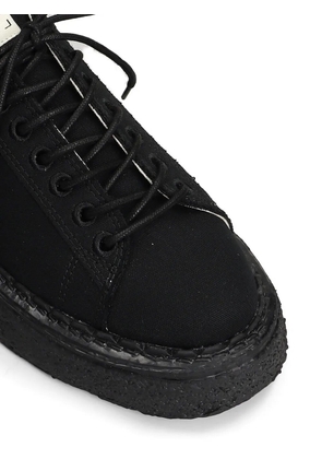 Maison MIHARA YASUHIRO Mark canvas platform sneakers - Black