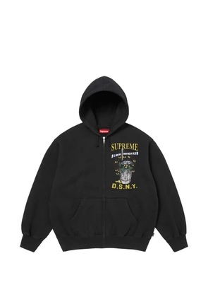 Supreme x DSNY zip-up hoodie - Black
