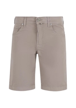 Jacob Cohën logo-patch five-pocket shorts - Grey