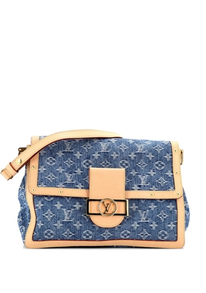 Louis Vuitton Pre-Owned Dauphine Soft Monogram Denim GM shoulder bag - Blue