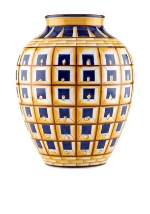 GINORI 1735 Prospettica Orcino vase - Yellow