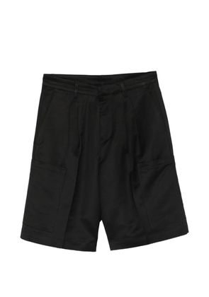 Costumein pleated cargo shorts - Black