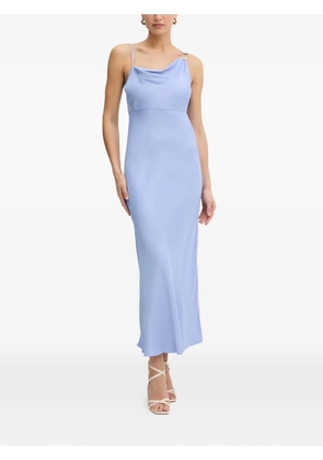 TWINSET draped midi dress - Blue