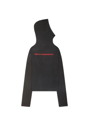 PROTOTYPES German Engineering twisted hoodie - Black