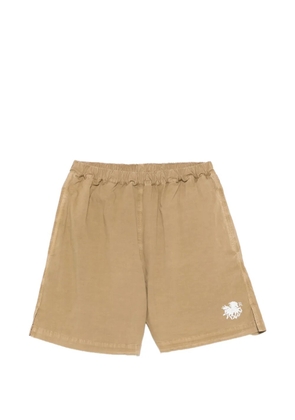 RANRA logo-print shorts - Neutrals