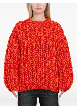 Séfr Sol chunky-knit sweater - Red
