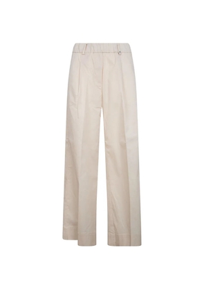 Myths elasticated wide-leg trousers - Neutrals